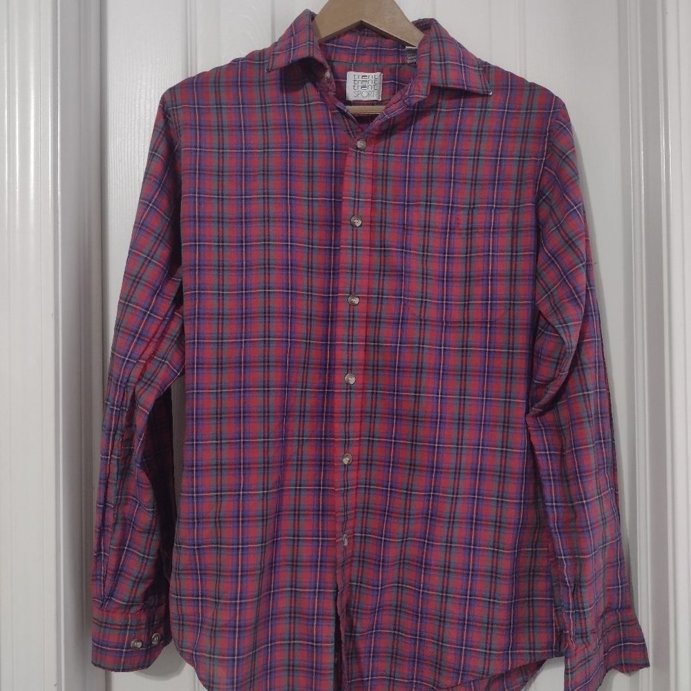 Men's Trent Sport Size S Button down shirt Long sleeves